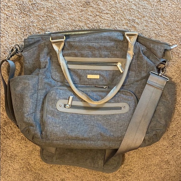 JJ Cole diaper bag with matching changing pad